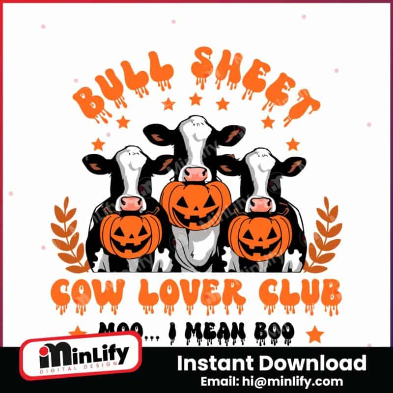 bull-sheet-cow-lover-club-halloween-pumpkin-svg