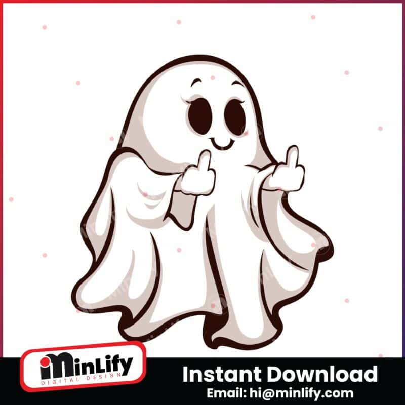 ghost-middle-finger-halloween-svg