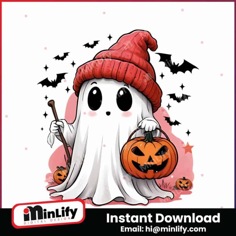 cute-ghost-pumpkin-halloween-fall-season-png