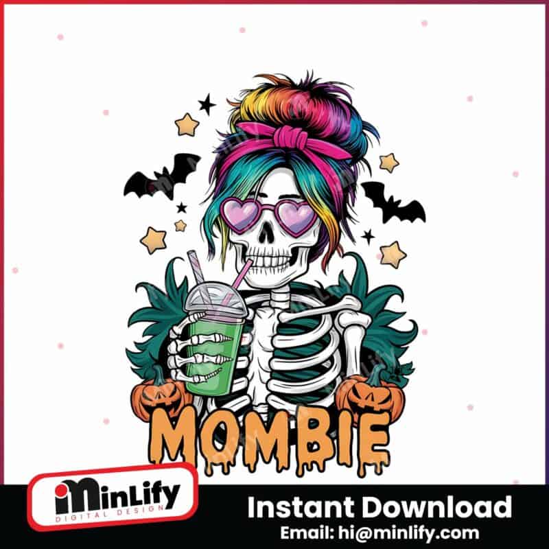 retro-halloween-mombie-skeleton-png