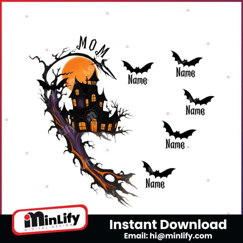 custom-halloween-mom-with-kids-name-png