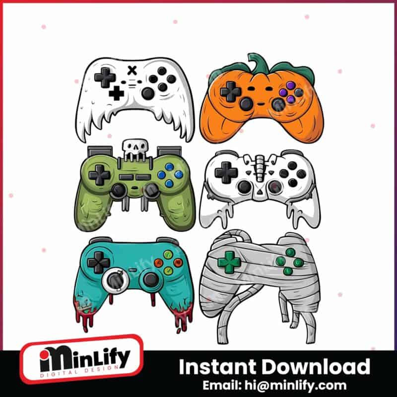 skeleton-zombie-gaming-controllers-mummy-boys-kids-png