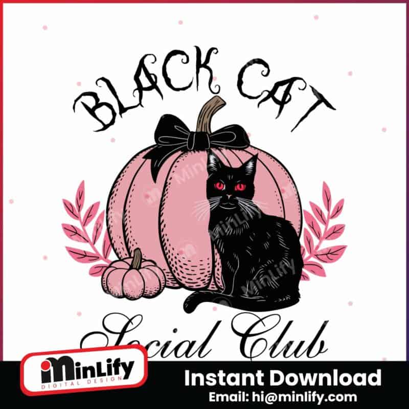 black-cat-social-club-ghost-cat-halloween-svg