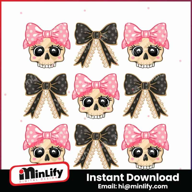 halloween-coquette-skull-black-bow-png