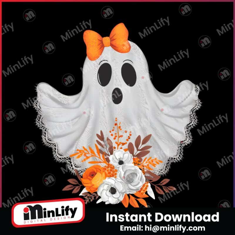 halloween-lace-ghost-spooky-coquette-orange-bow-png