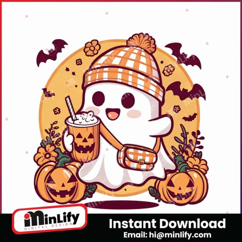 boo-jee-halloween-ghost-pumpkin-spice-png