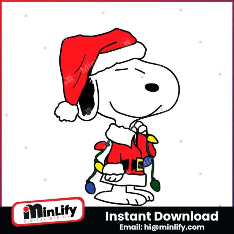 free-peanuts-christmas-snoopy-svg