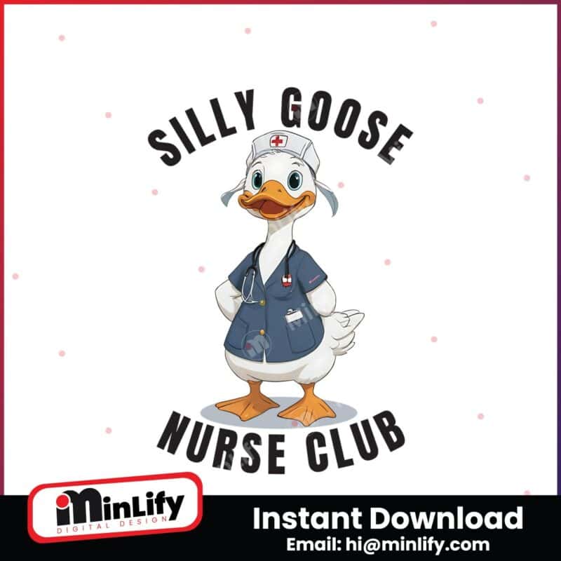 funny-silly-goose-nurse-club-png