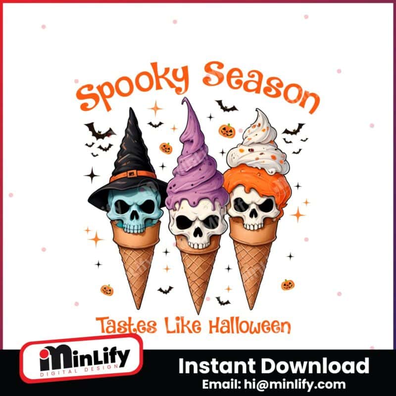 spooky-season-tastes-like-halloween-ice-cream-cone-png