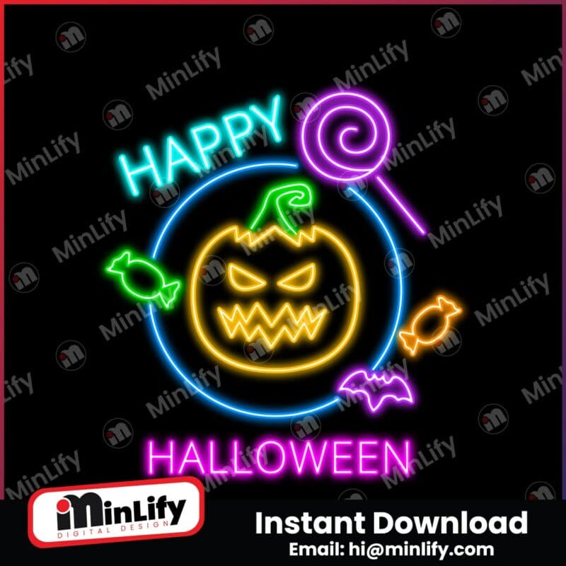 happy-halloween-pumpkin-neon-png