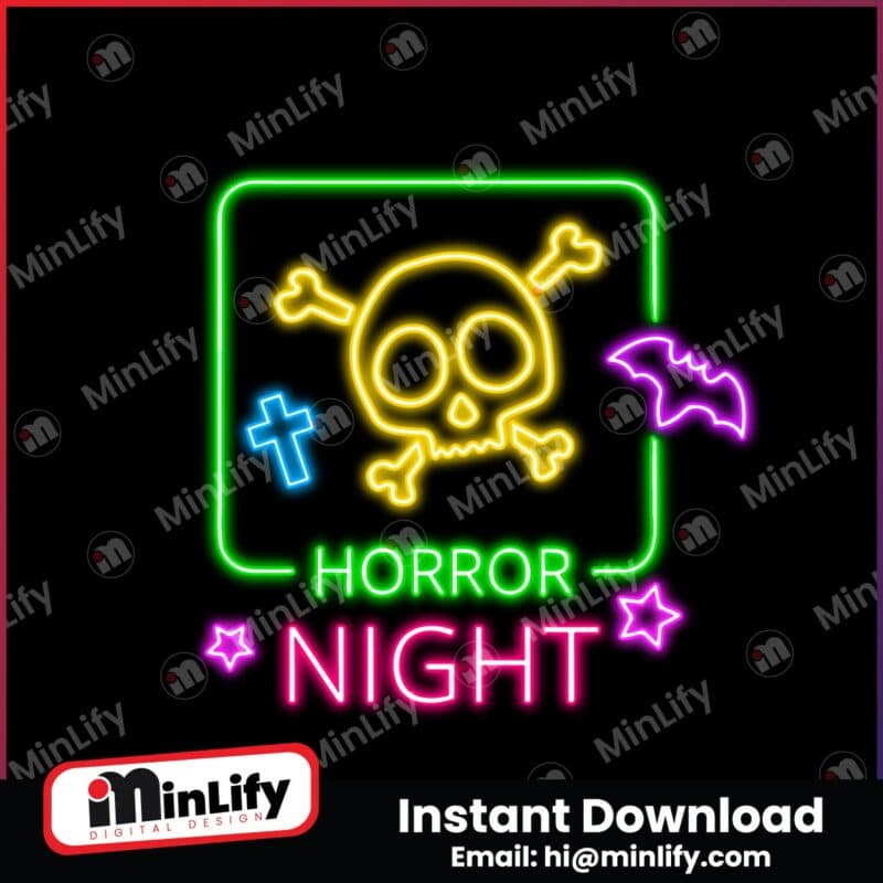 halloween-skull-horror-night-neon-png