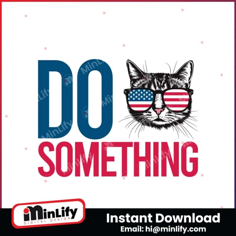 do-something-childless-cat-usa-glasses-svg