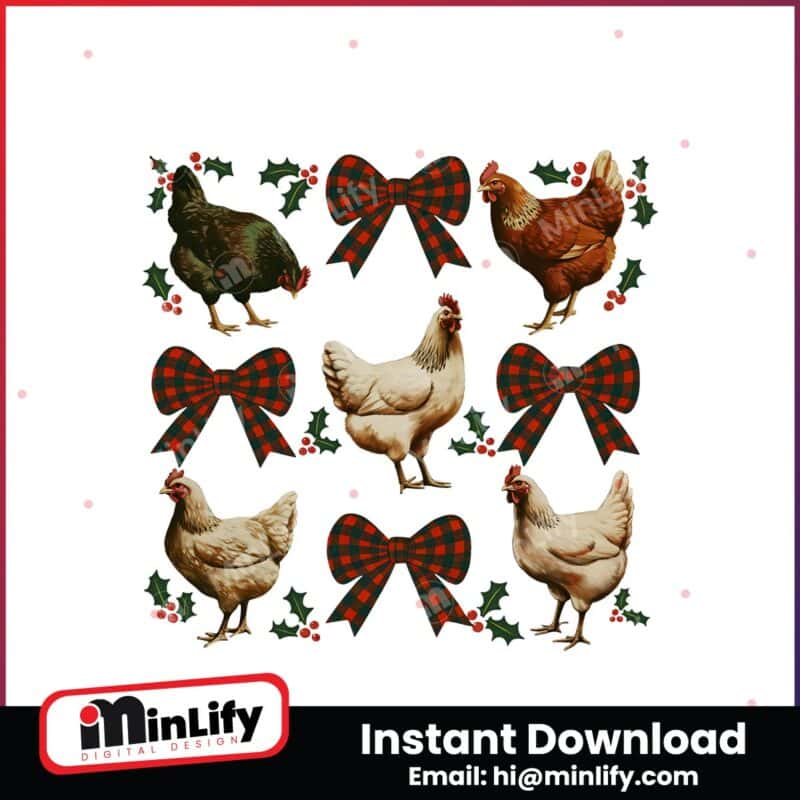 chicken-christmas-coquette-bow-png