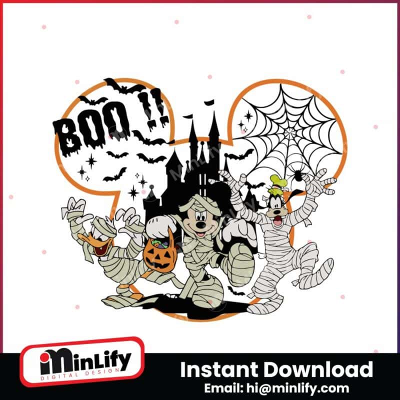 halloween-boo-mummies-mickey-and-friends-svg