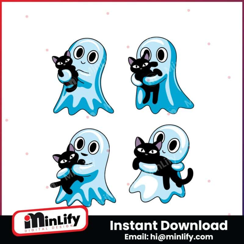 ghosts-with-cat-cute-halloween-svg