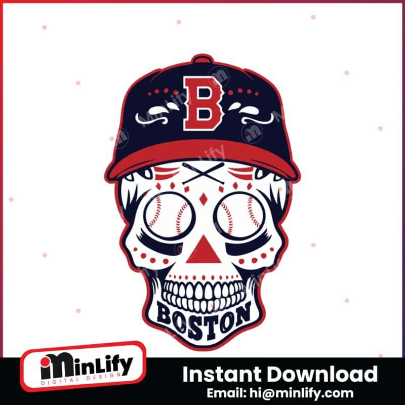 boston-red-sox-skull-baseball-svg