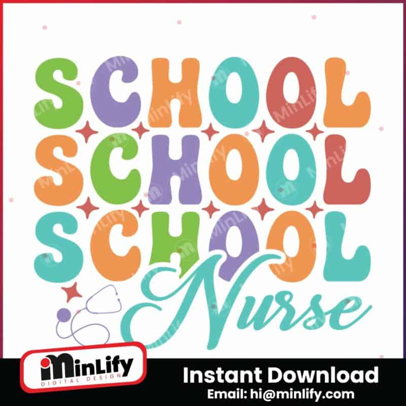 school-nurse-svg-retro-nurse-instant-download