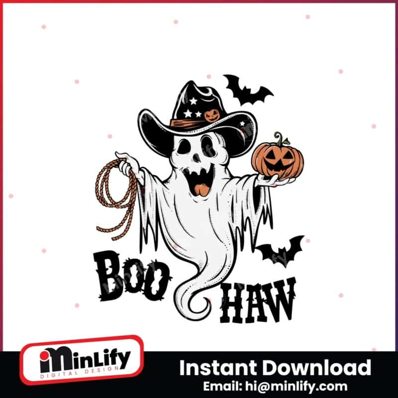 western-halloween-boo-haw-cowboy-ghost-png