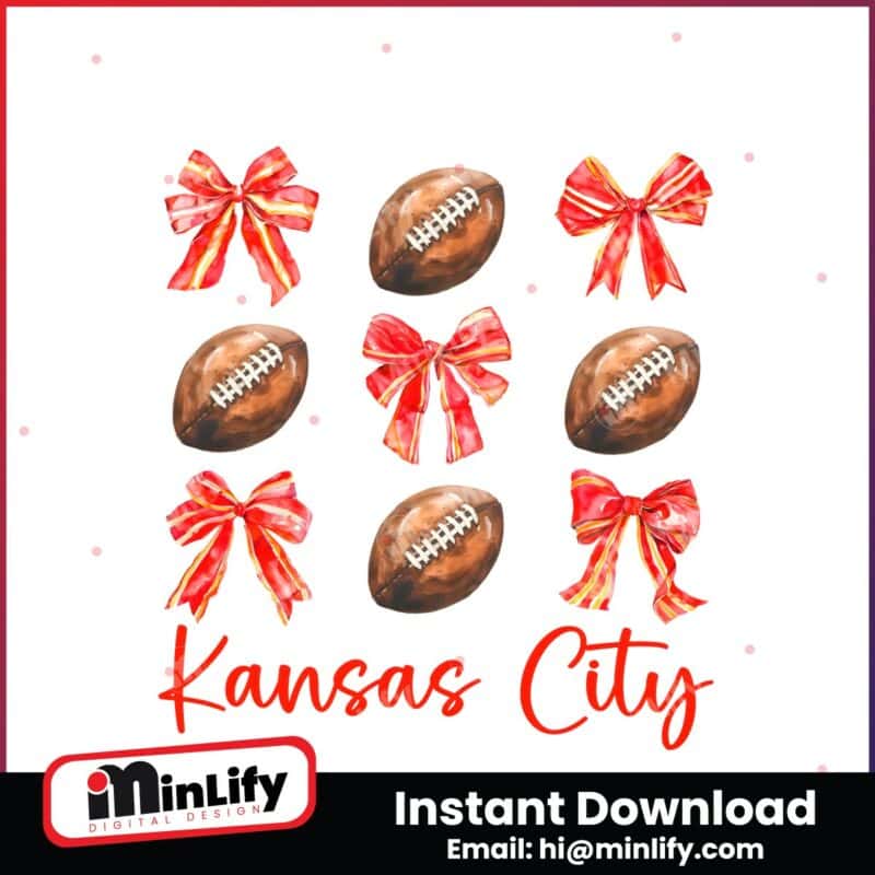 american-football-kansas-city-coquette-bow-png