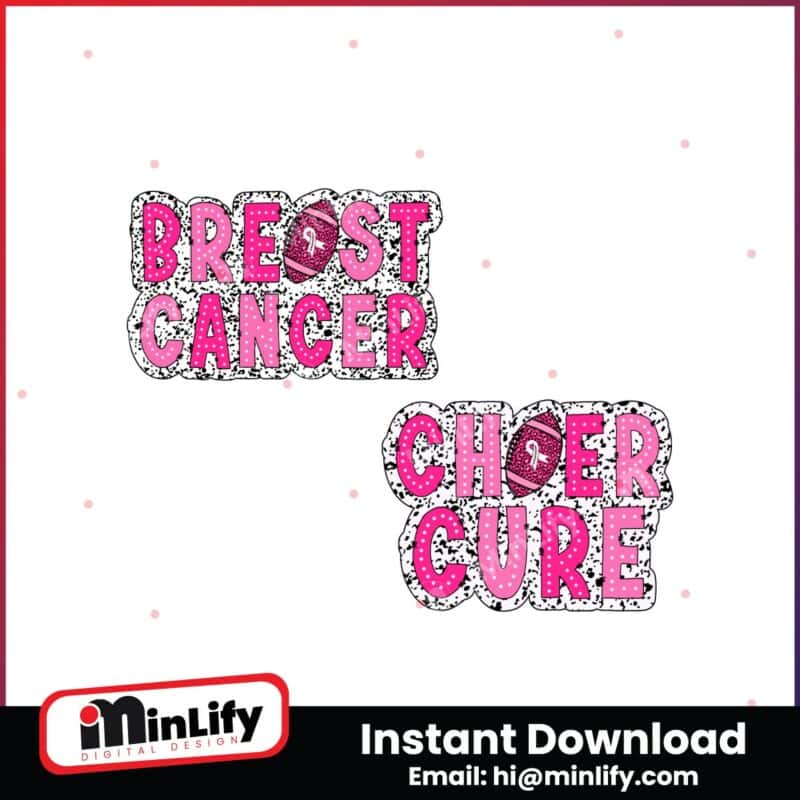 breast-cancer-football-cheer-cure-svg