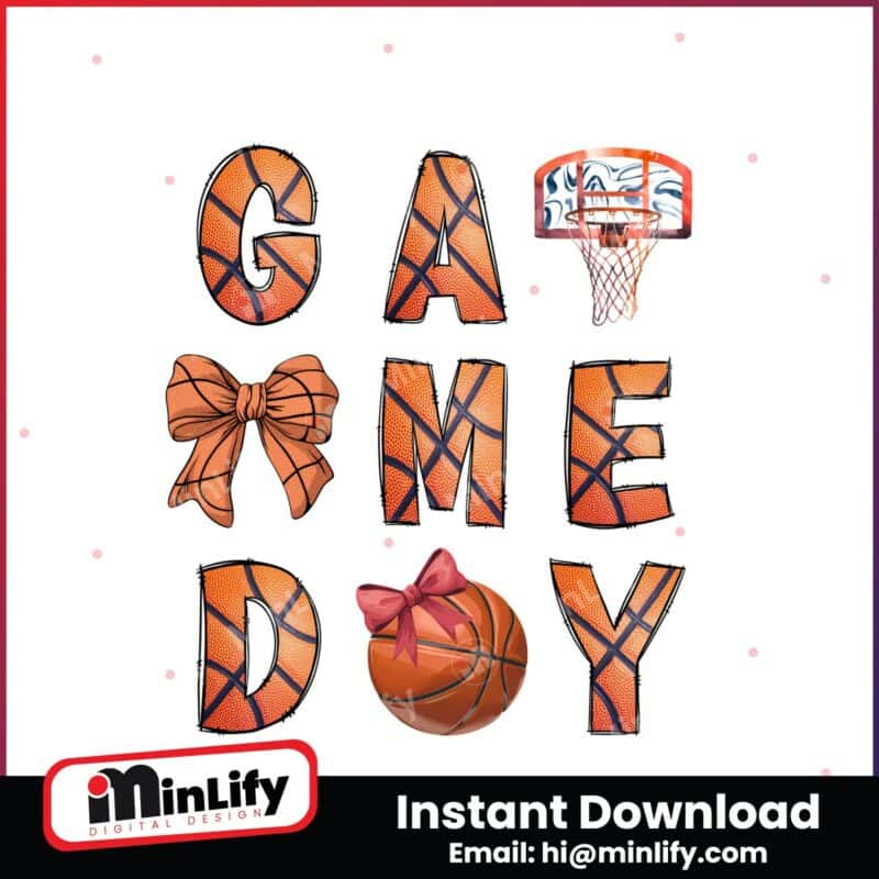 game-day-png-coquette-basketball-bow-basketball-shirt-design-basketball-mom-png-game-day-basketball-graphics