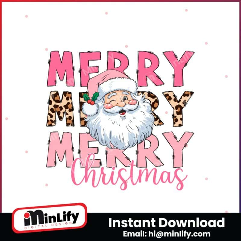 retro-leopard-merry-christmas-pink-santa-claus-svg