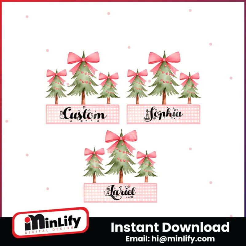 personalized-kid-name-pink-christmas-tree-png-cute-christmas-designs