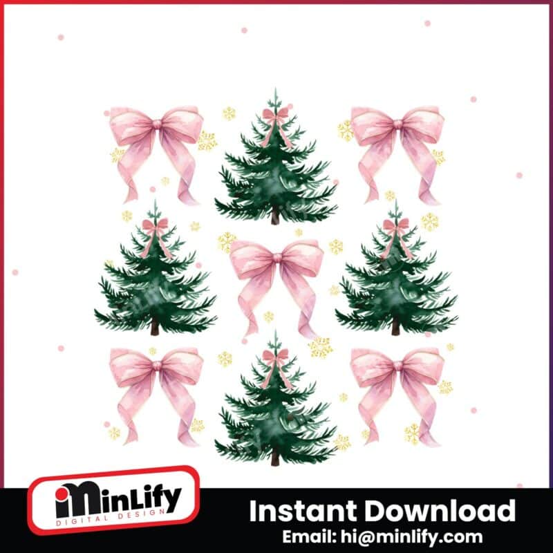 watercolor-girly-holiday-design-pink-coquette-christmas-tree-png