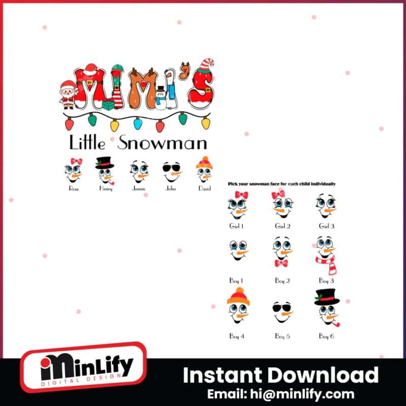 personalized-christmas-grandmother-png-custom-mimi-nana-snowman-design-kids-and-grandchildren-names-png-mimis-little-snowman-christmas