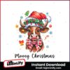 funny-mooey-christmas-coquette-cow-santa-hat-png