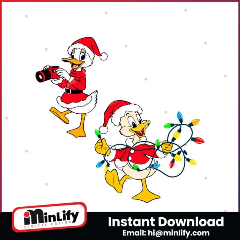 disney-christmas-santa-donald-and-daisy-merry-duckmas-svg