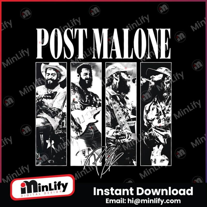 vintage-post-malone-rap-music-png