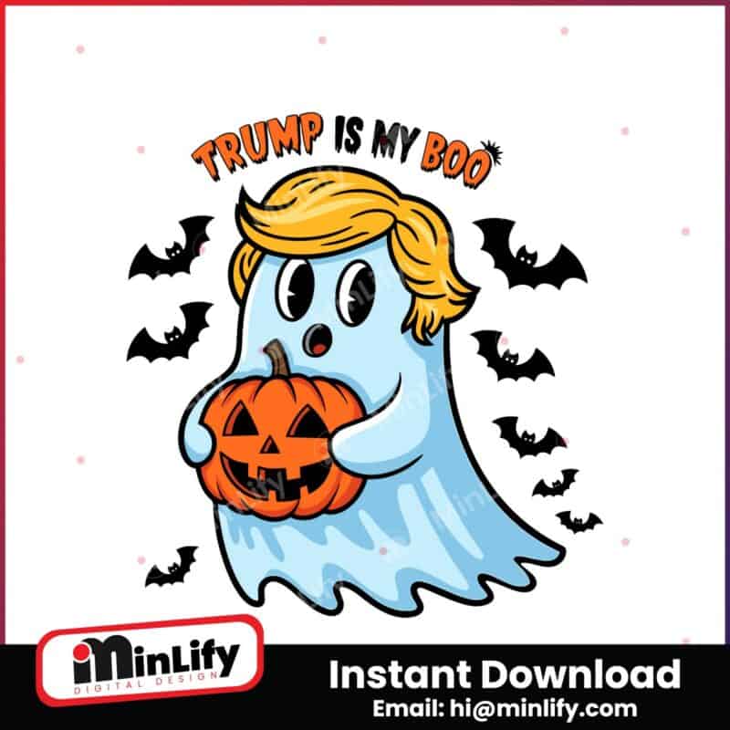 funny-trump-is-my-boo-halloween-svg