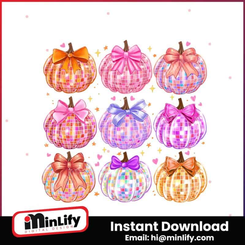 disco-ball-pumpkin-coquette-bow-png