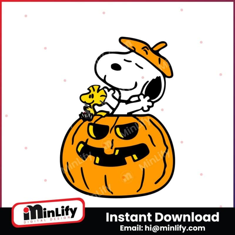 halloween-pumpkin-snoopy-and-woodstock-svg