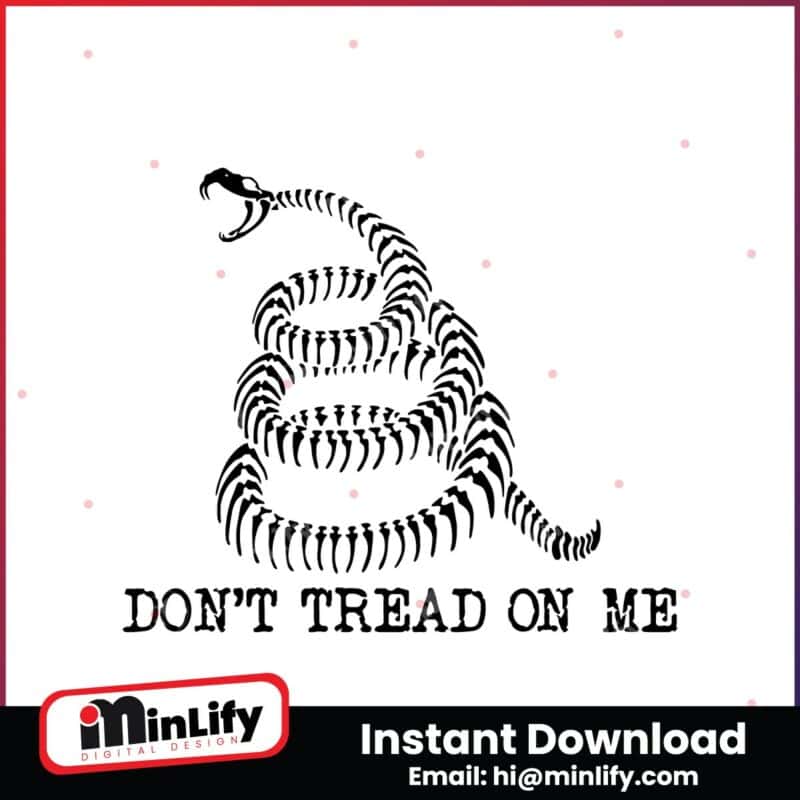 vintage-dont-tread-on-me-rattlesnake-bones-svg