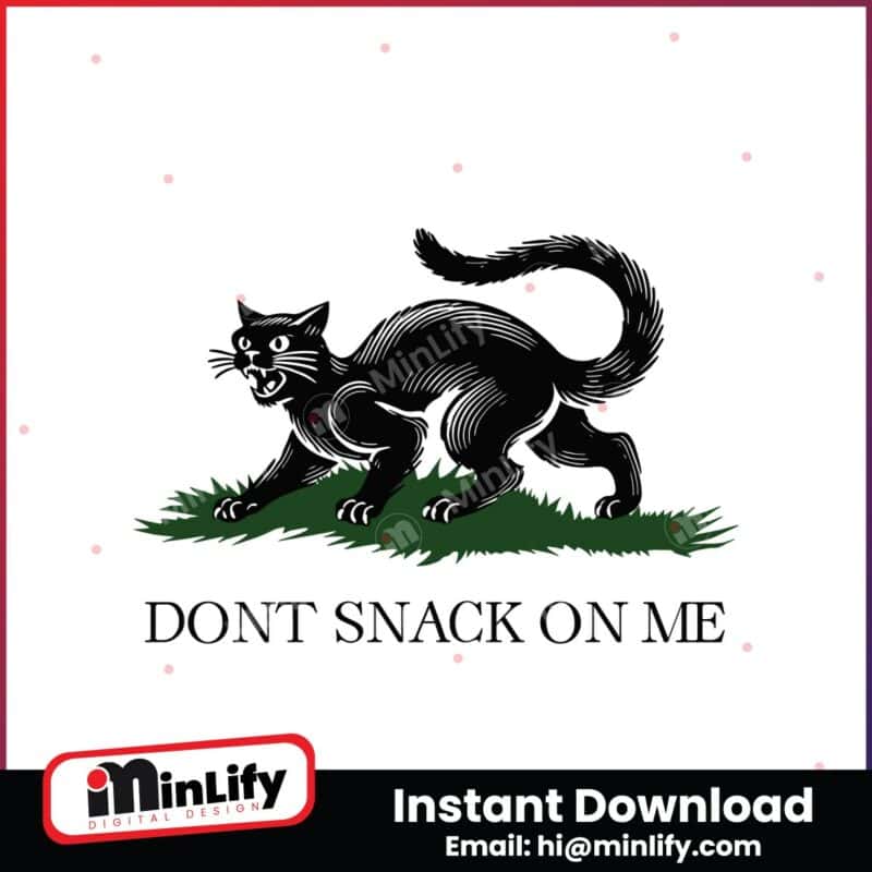 gadsden-black-cat-dont-snack-on-me-svg