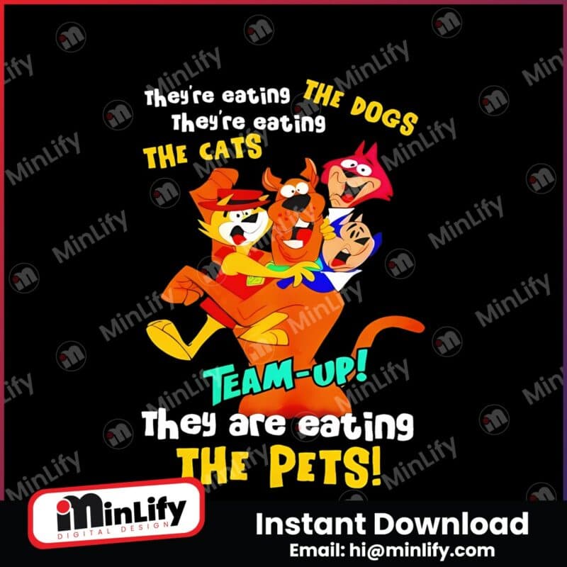 scooby-doo-team-up-they-are-eating-the-dogs-the-cats-the-pets-png