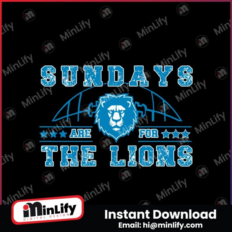 retro-vintage-sundays-are-for-the-lions-football-mascot-svg