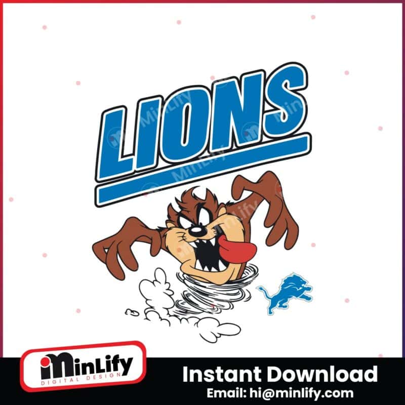 looney-tunes-taz-detroit-lions-svg