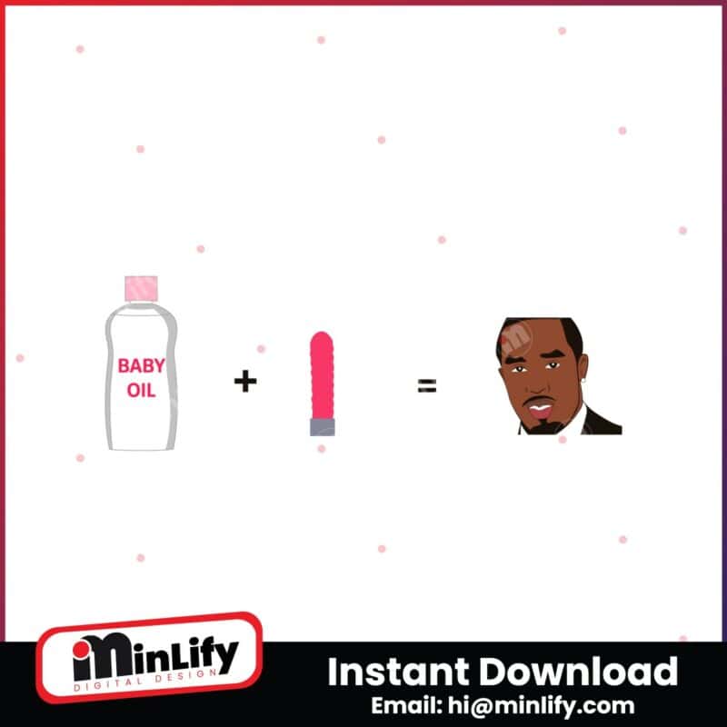 diddy-baby-oil-funny-meme-svg