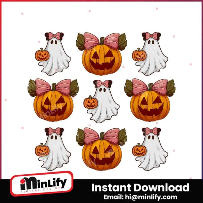 halloween-cute-ghost-pumpkin-bow-png