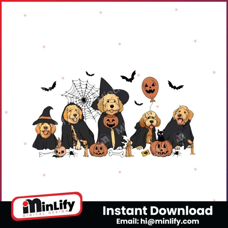 ghost-and-witch-goldendoodle-halloween-png