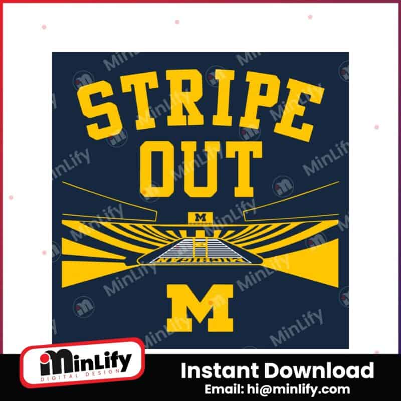 michigan-football-big-house-stripe-out-svg