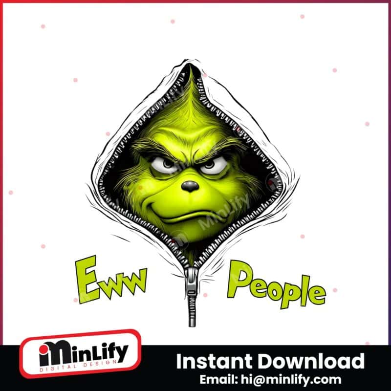 funny-ew-people-christmas-grinch-zipper-png