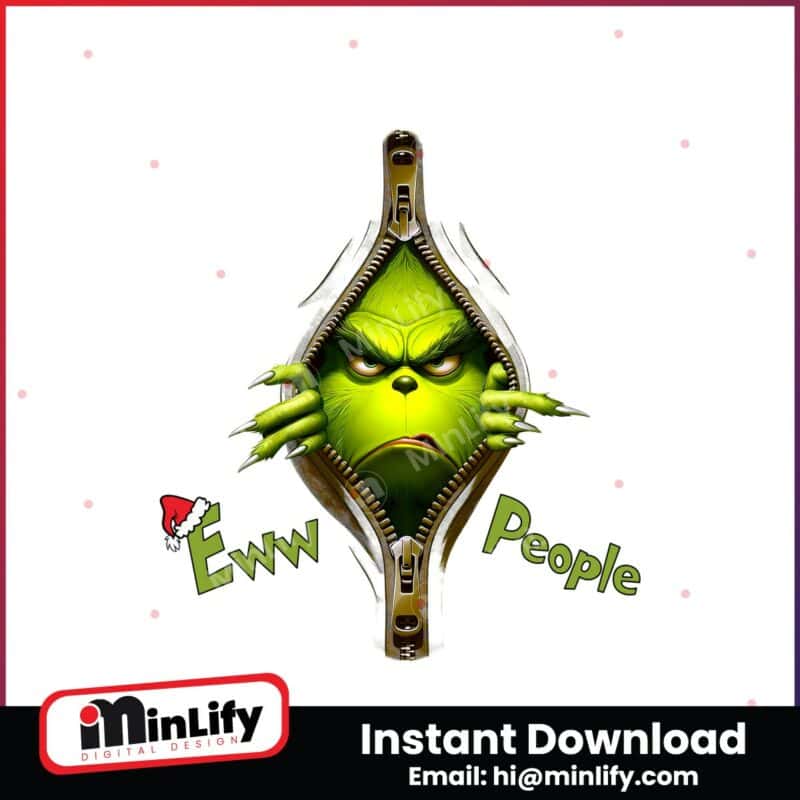 grinch-zipper-eww-people-funny-christmas-png