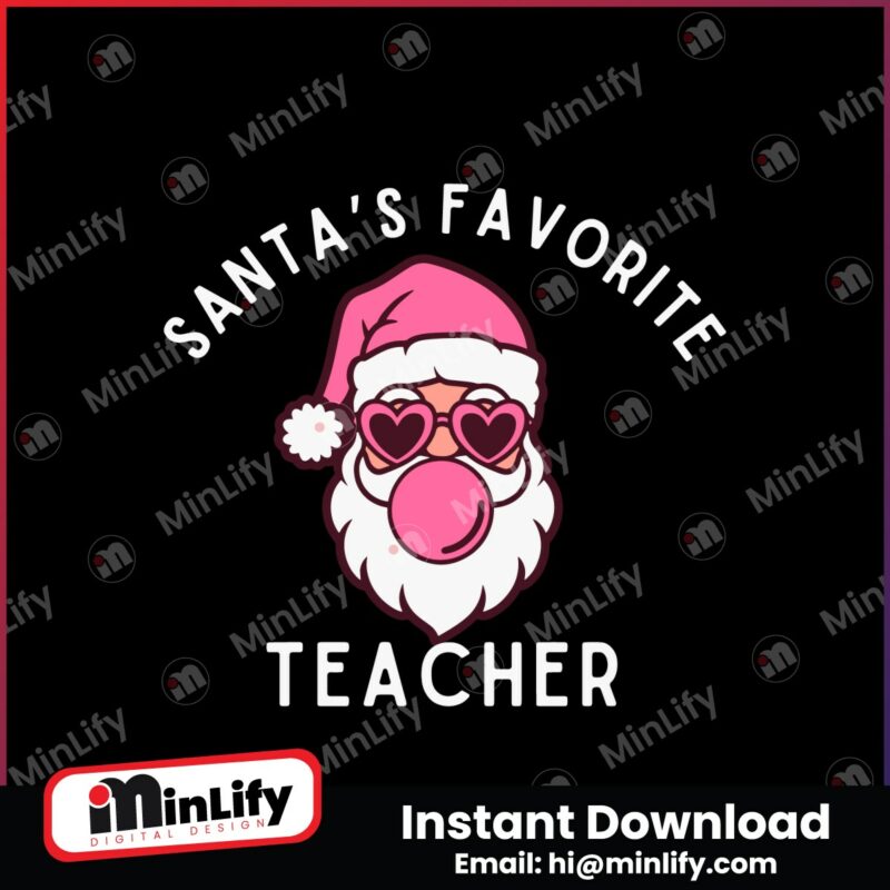 santas-favorite-teacher-christmas-pink-santa-claus-svg