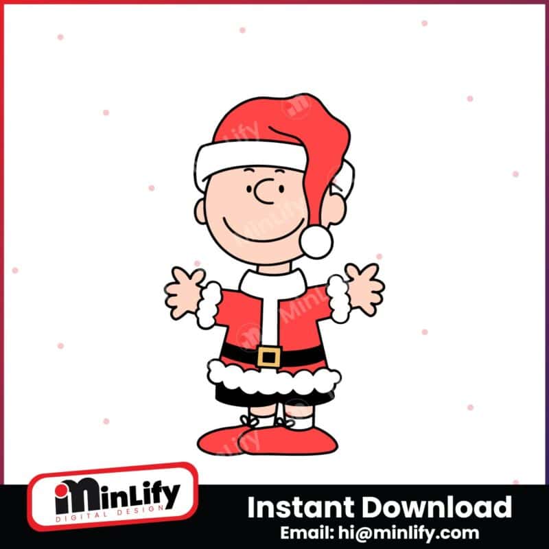 christmas-peanuts-charlie-brown-santa-hat-svg