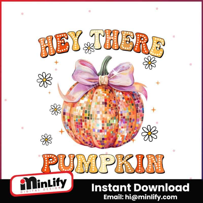 retro-groovy-hey-there-fall-pumpkin-coquette-bow-png