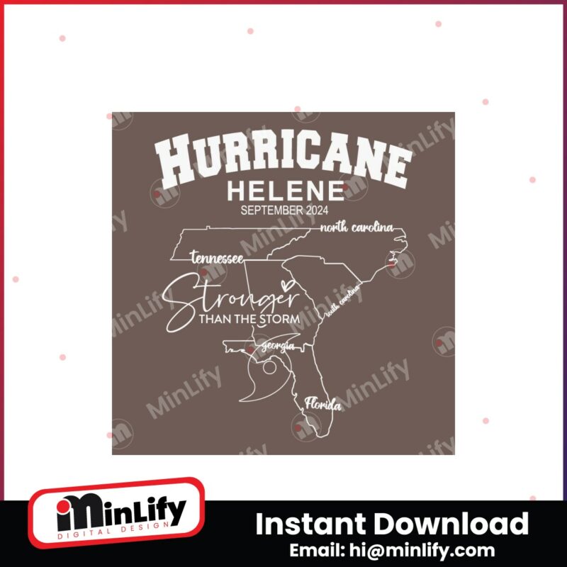 vintage-hurricane-helene-2024-southeast-stronger-than-the-storm-svg